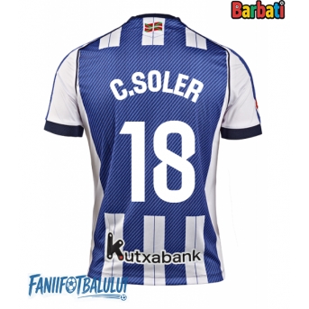 Real Sociedad Carlos Soler #18 Tricou Fotbal Replică 2025-26 Barbati Acasa